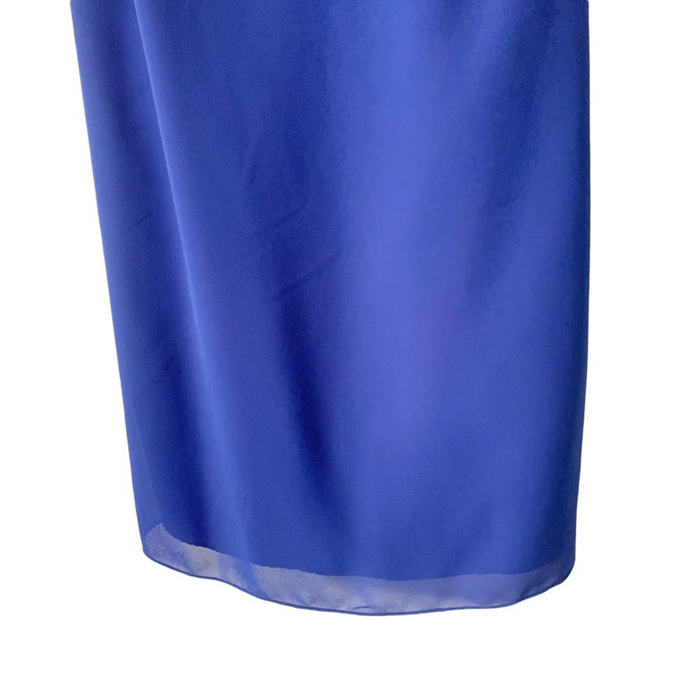 Scott McClintock Blue Sheath Sleeveless Knee Length Dress Size M Women - Picture 7 of 12